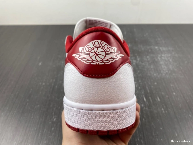 MaikeSneakers 1 Varsity White 705329-101 Jordan Low Red Retro 0711